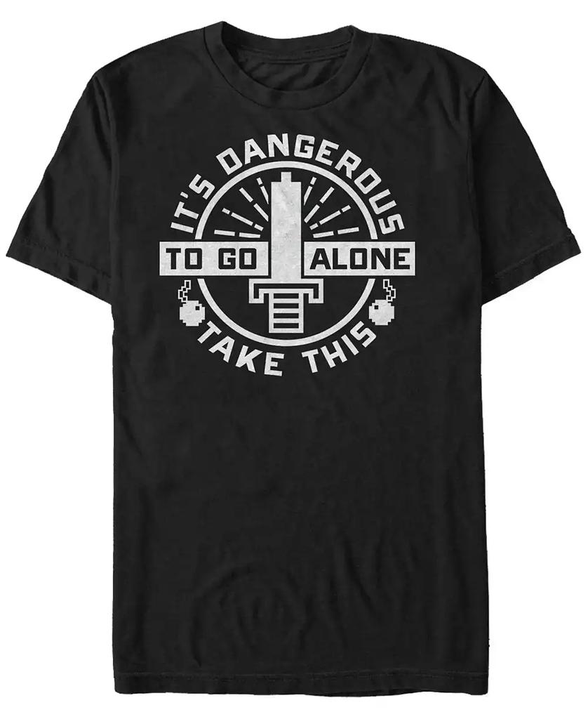Nintendo Nintendo Men's Legend of Zelda It's Dangerous To Go Short Sleeve T-Shirt