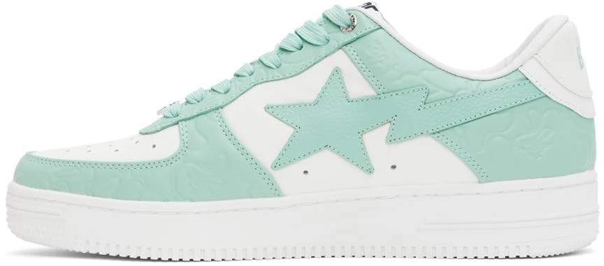 Bape White & Blue Sta #4 M1 Sneakers 3