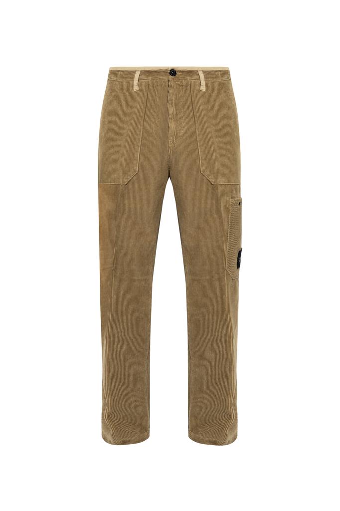 Stone Island Trousers with logo - Pants - BeyondStyle