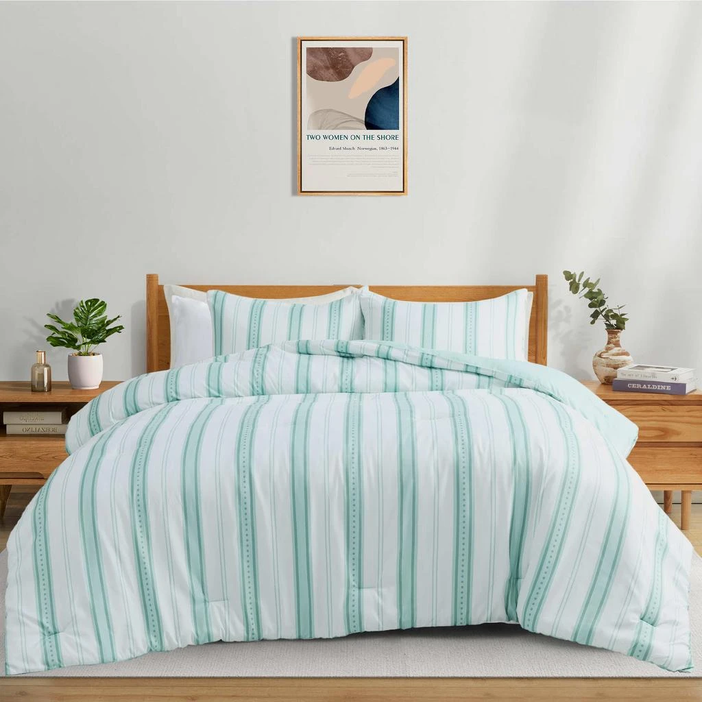 Peace Nest All Season Printed Down Alternative Comforter Sets 7