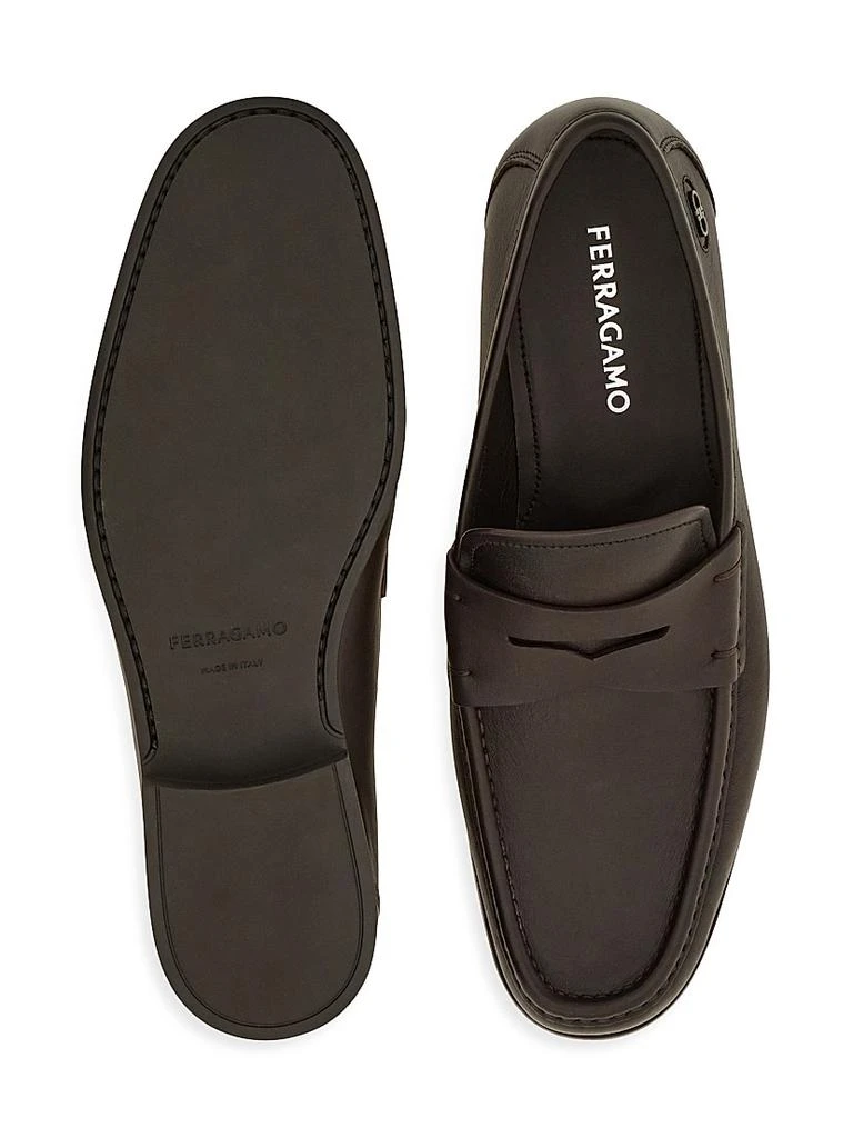 Salvatore Ferragamo Athen Leather Penny Loafers 4