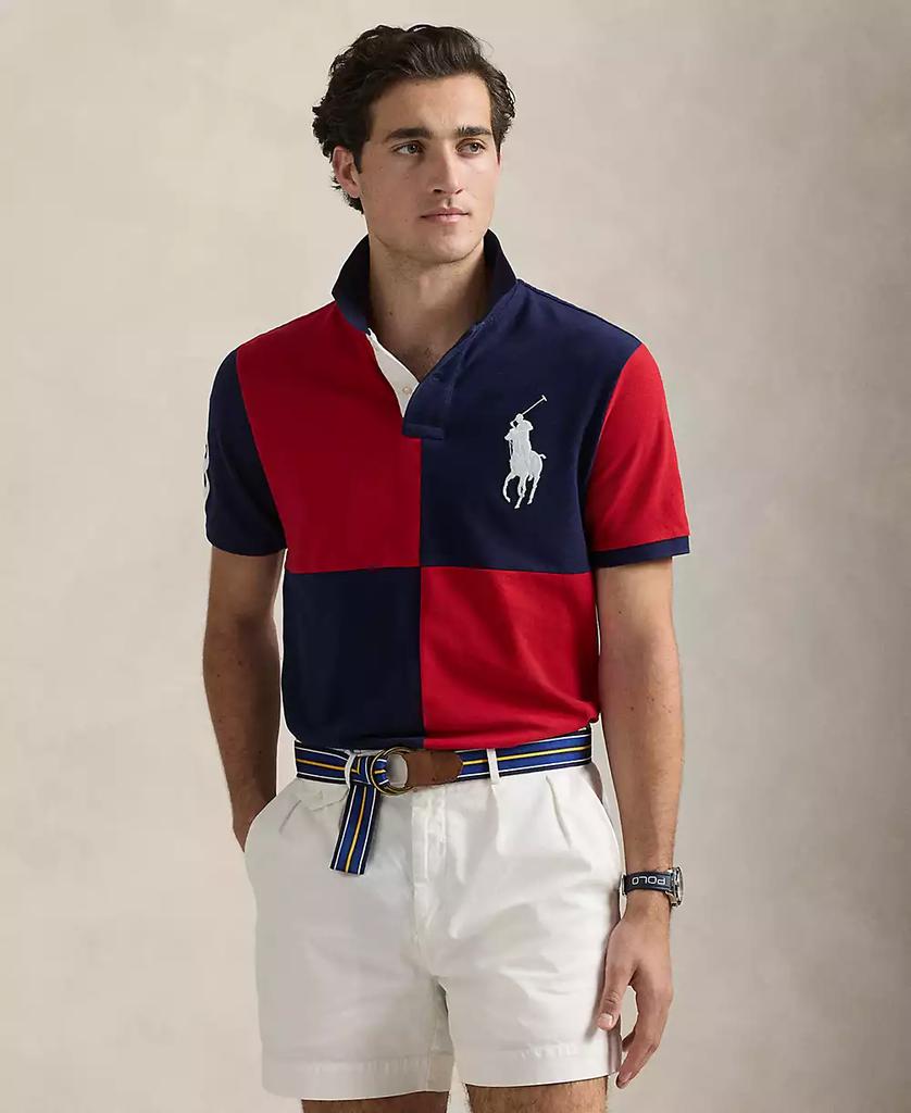 Ralph Lauren Men's Custom Slim Fit Big Pony Mesh Polo Shirt