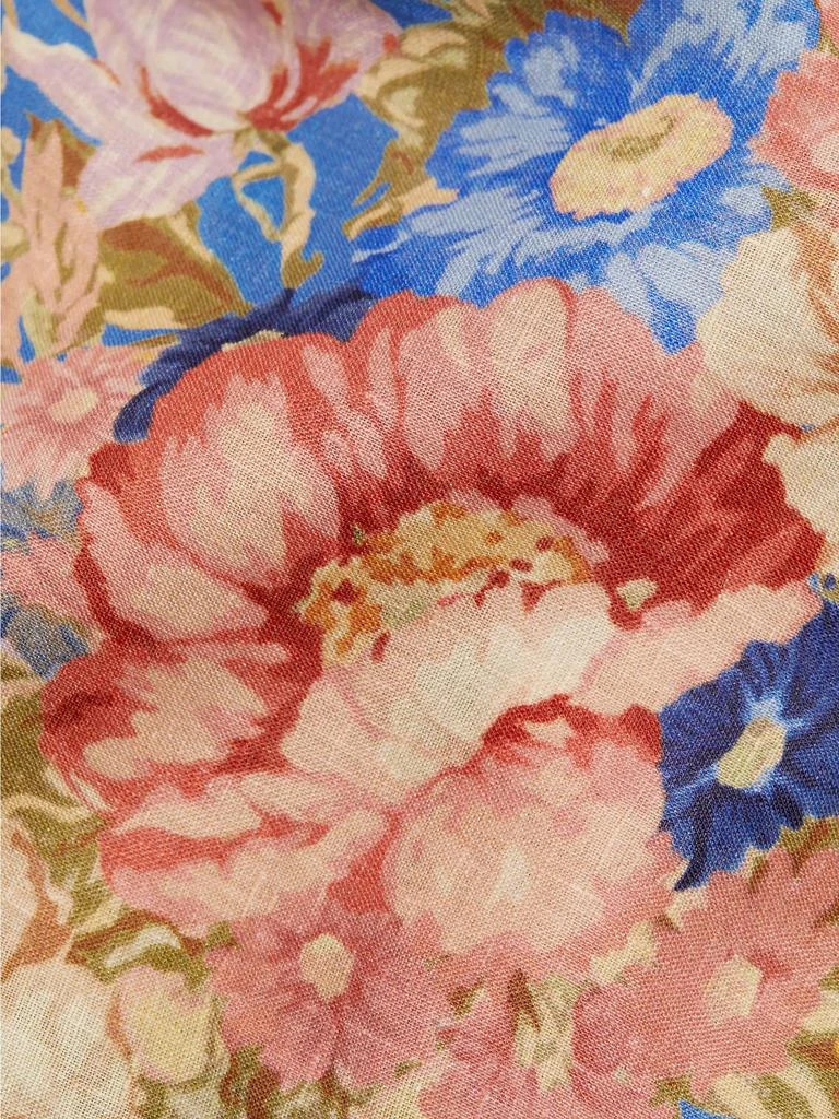Zimmermann August Strapless Linen Maxi Dress 7