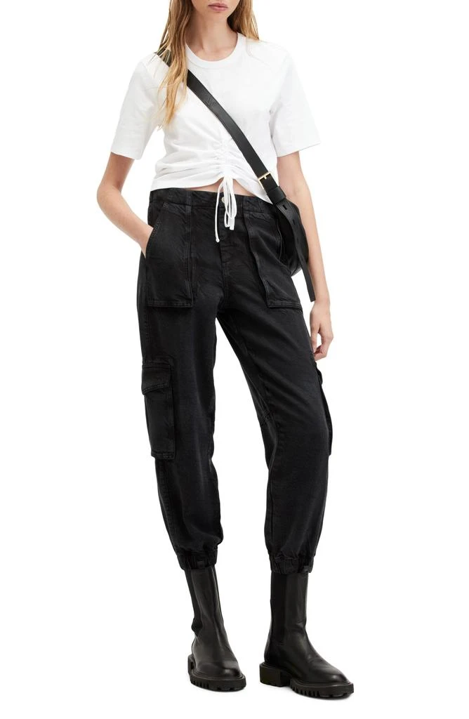ALL SAINTS Gia Ruched T-Shirt 4