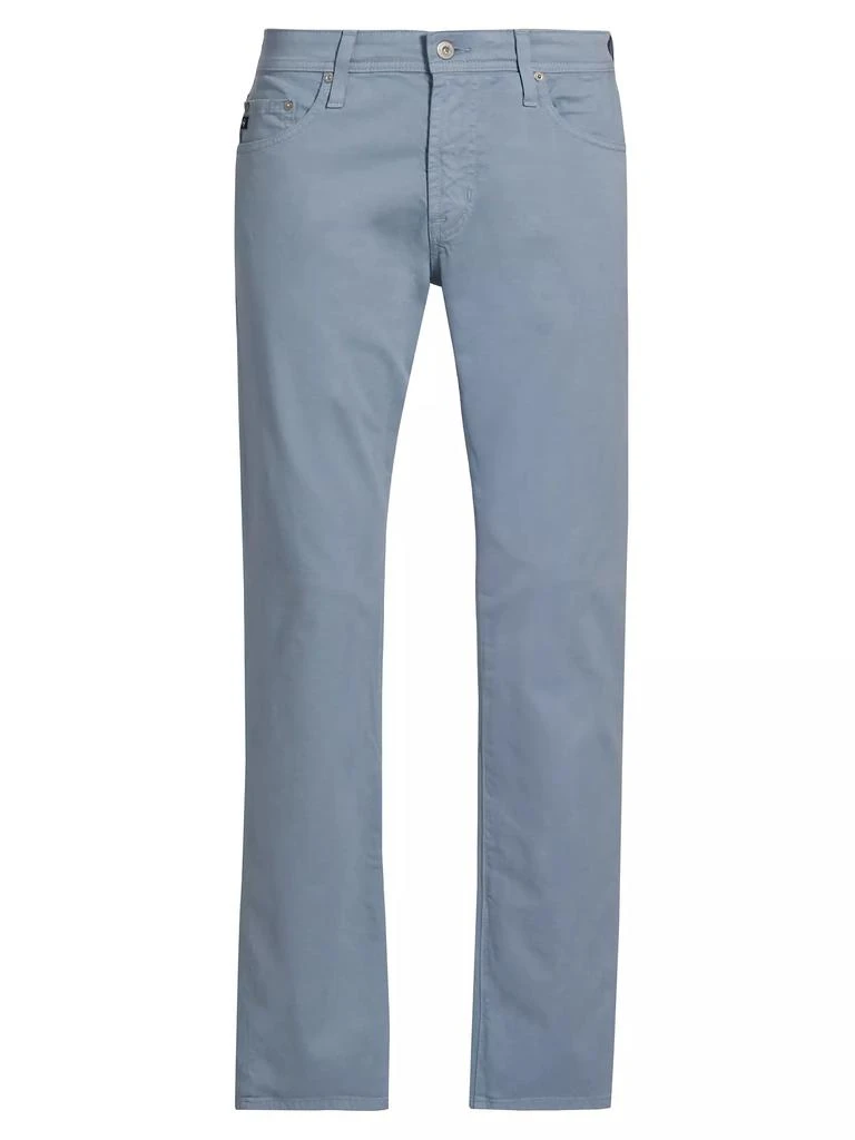 AG Jeans Everett Stretch Cotton Mid-Rise Straight-Leg Jeans 1