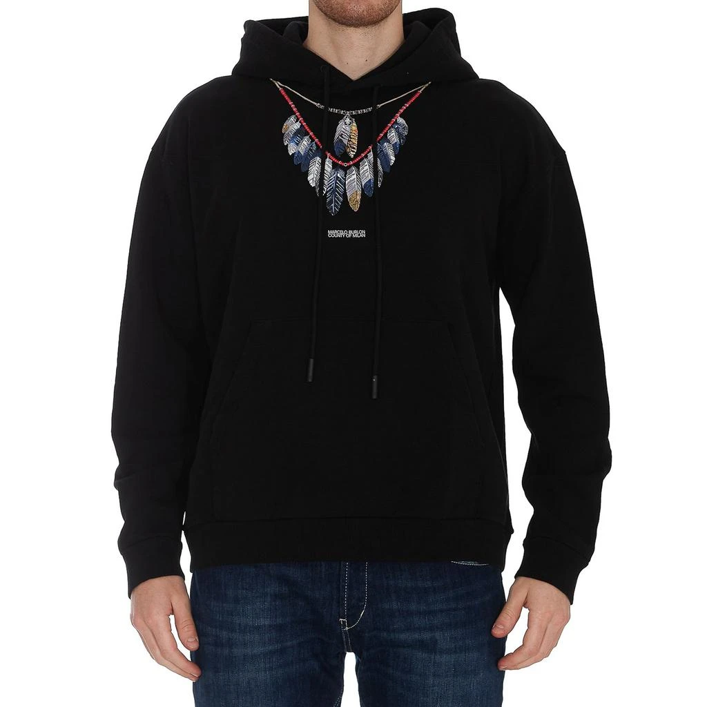 Marcelo Burlon Marcelo Burlon Feather Necklace Print Sweatshirt 2