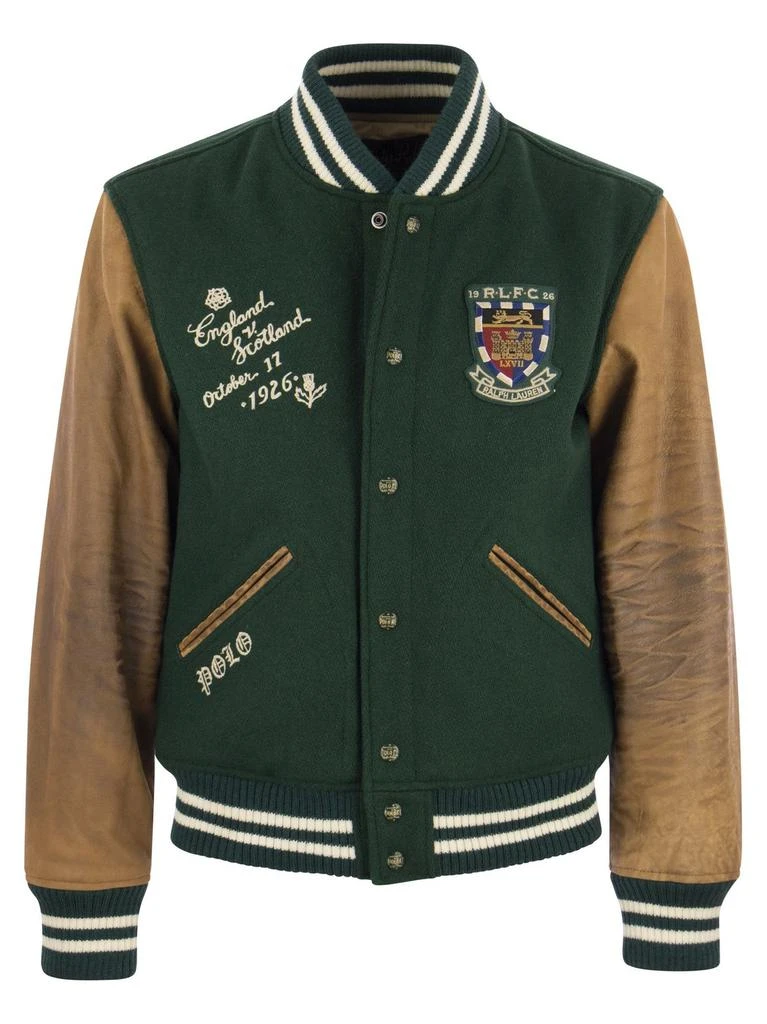 Polo Ralph Lauren Polo Ralph Lauren Panelled Varsity-Inspired Jacket 1