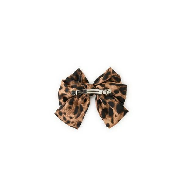 Au Printemps Paris Leopard Print Bow Barrette
