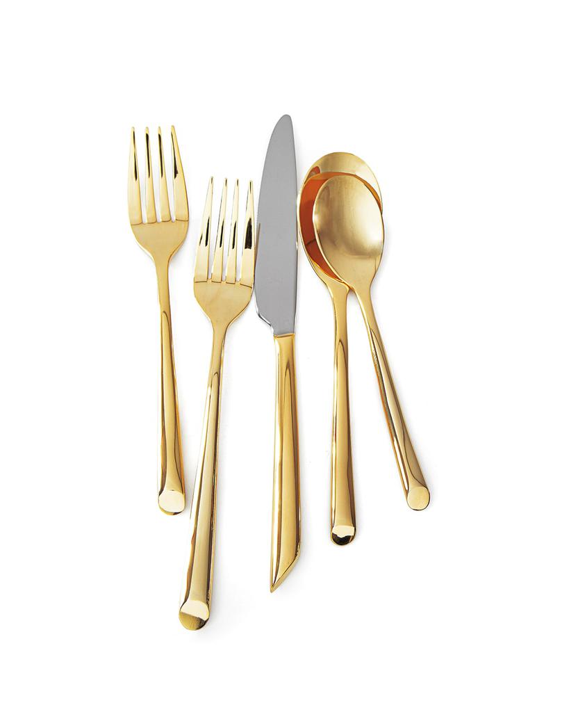 Towle Silversmiths 20-Piece Living Wave Flatware Service