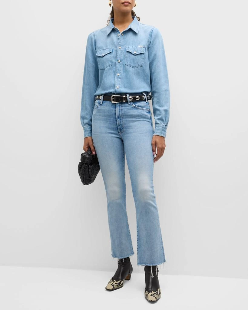 MOTHER The Gathered All My Exes Denim Shirt 3