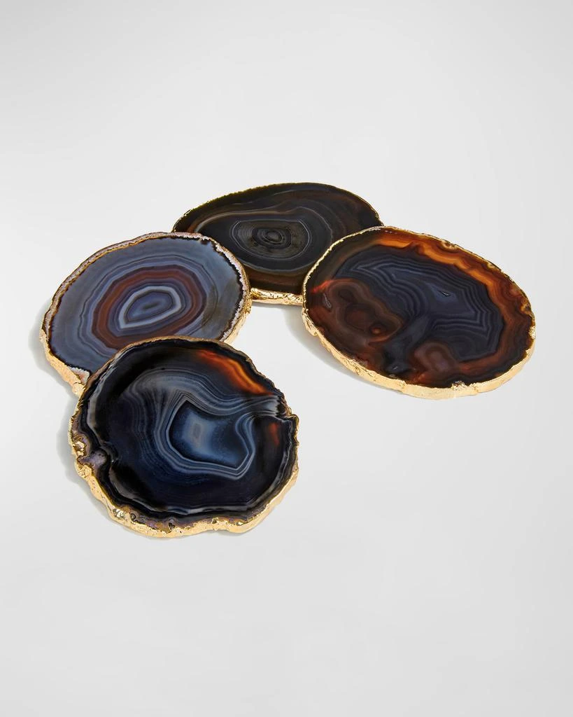 ANNA New York Midnight Agate Lumino Coasters, 4-Piece Set 1