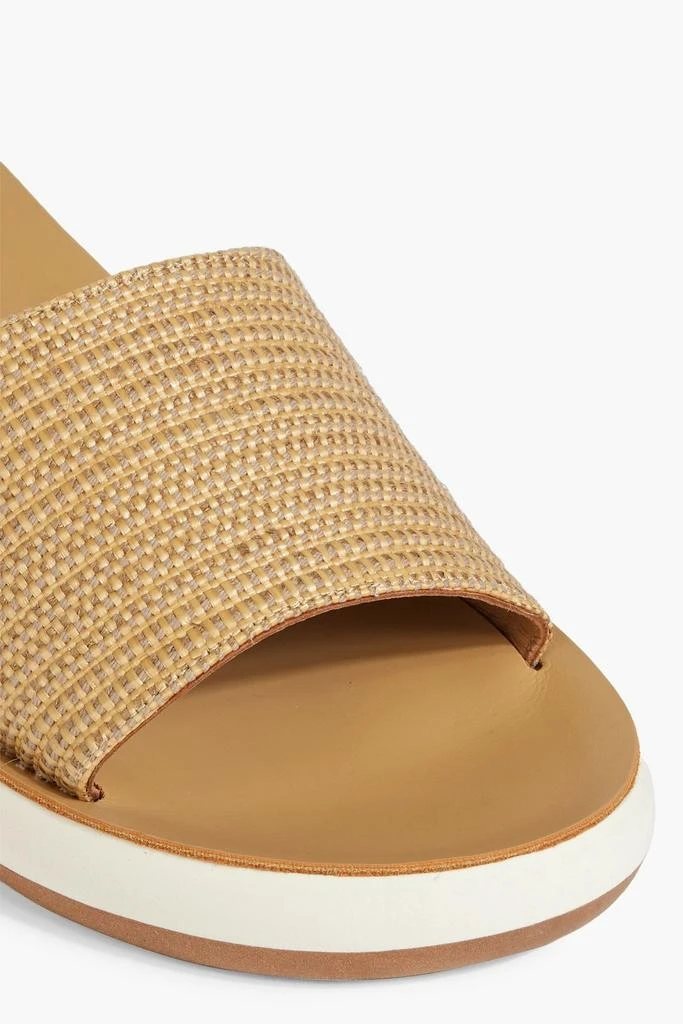 ANCIENT GREEK SANDALS Taygete raffia slides 4