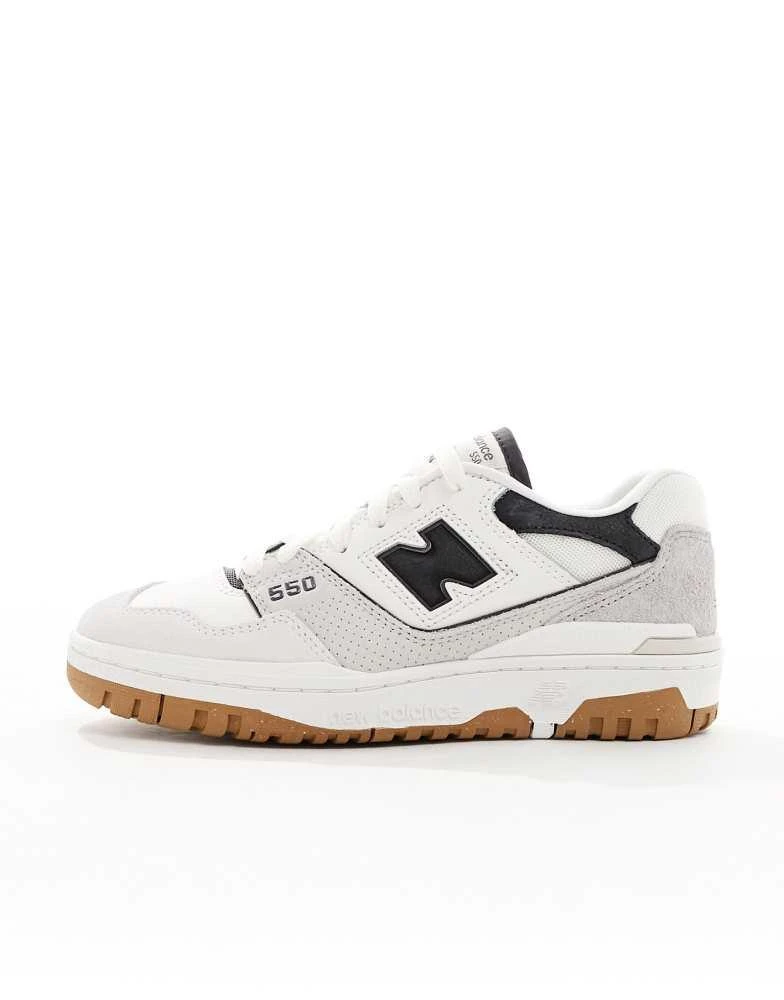 New Balance New Balance 550 trainers in sea salt and black 2
