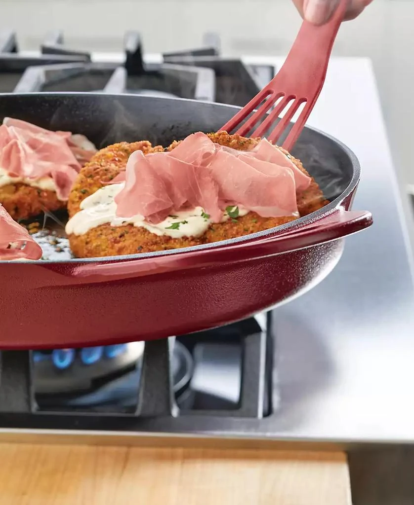 Rachael Ray Nitro Cast Iron 14" Skillet with Side Handles 6