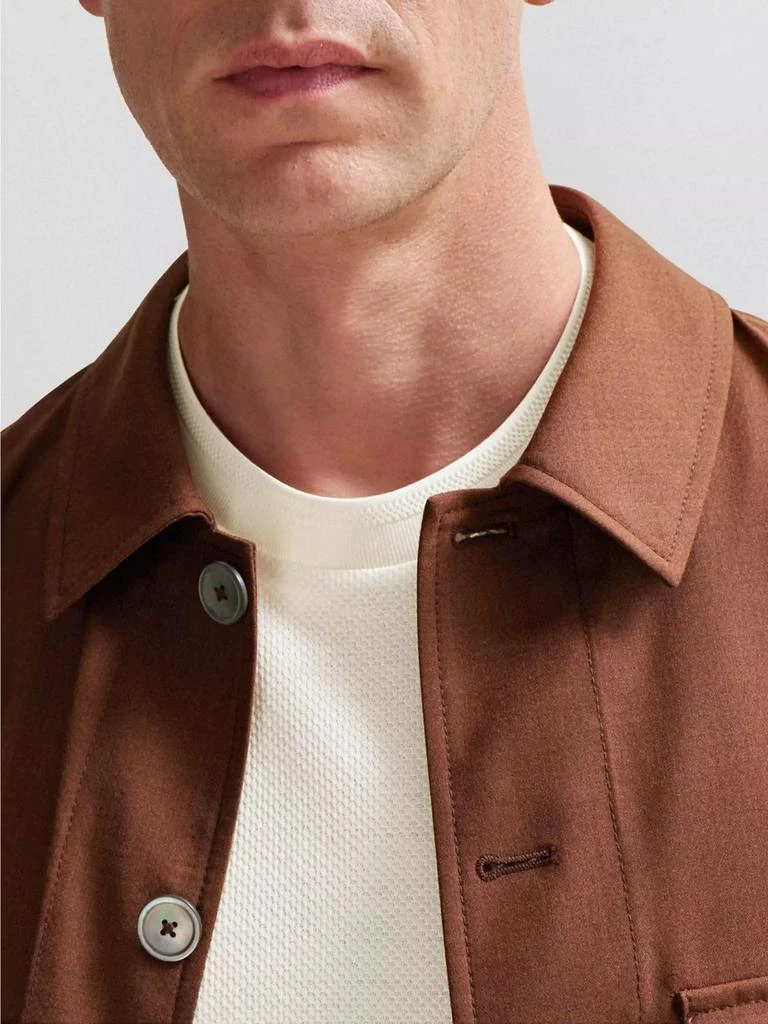 Hugo Boss Textured-Knit T-Shirt 5