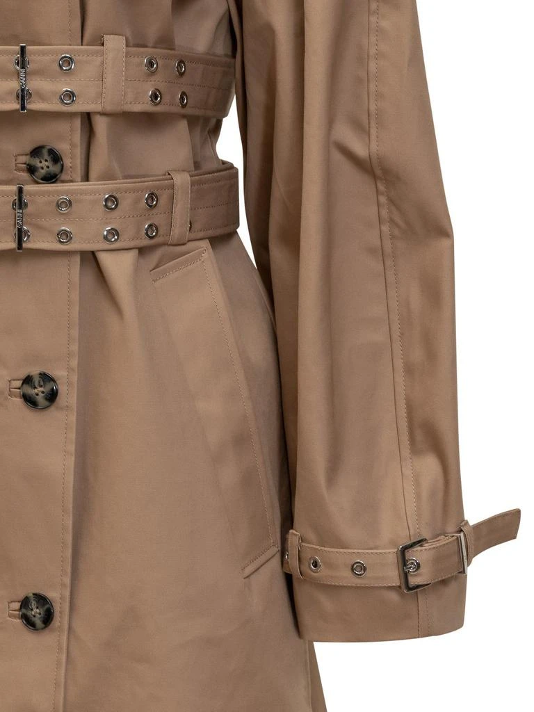 Ganni Ganni Belted Trench Coat 4