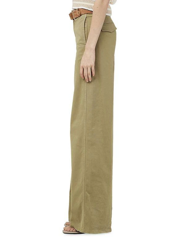Rag & Bone Sofie Wide-Leg Chino Pants 3