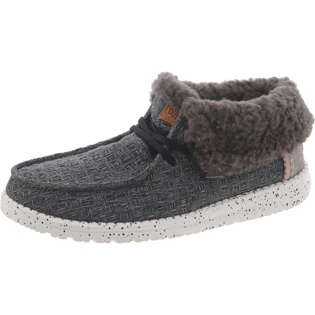 Hey Dude Wendy Fold Stitch Womens Faux Fur Cozy Casual And Fashion Sneakers 4