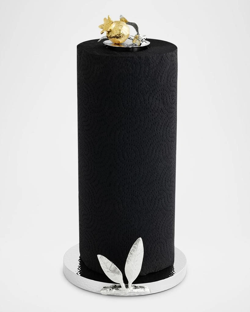 Michael Aram Pomegranate Silver & Gold Paper Towel Holder 1