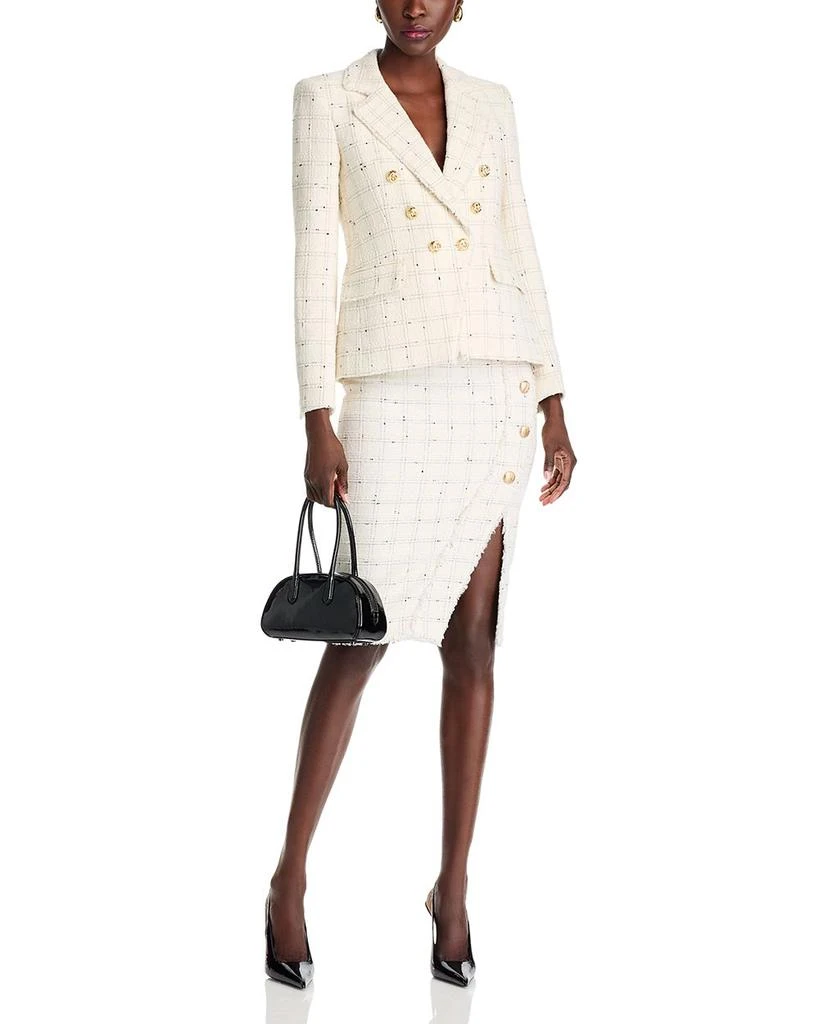 Generation Love Eliza Windowpane Tweed Blazer 2