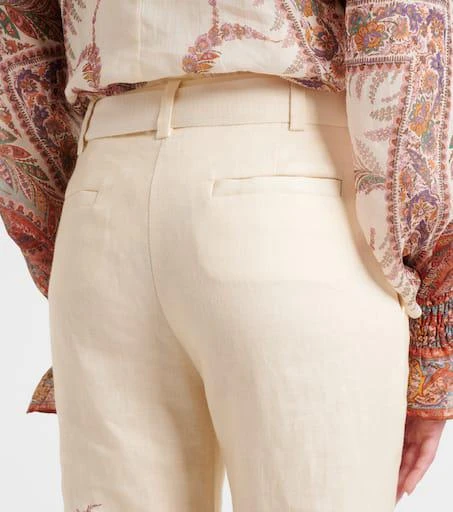 Zimmermann Paisley linen flared pants 6