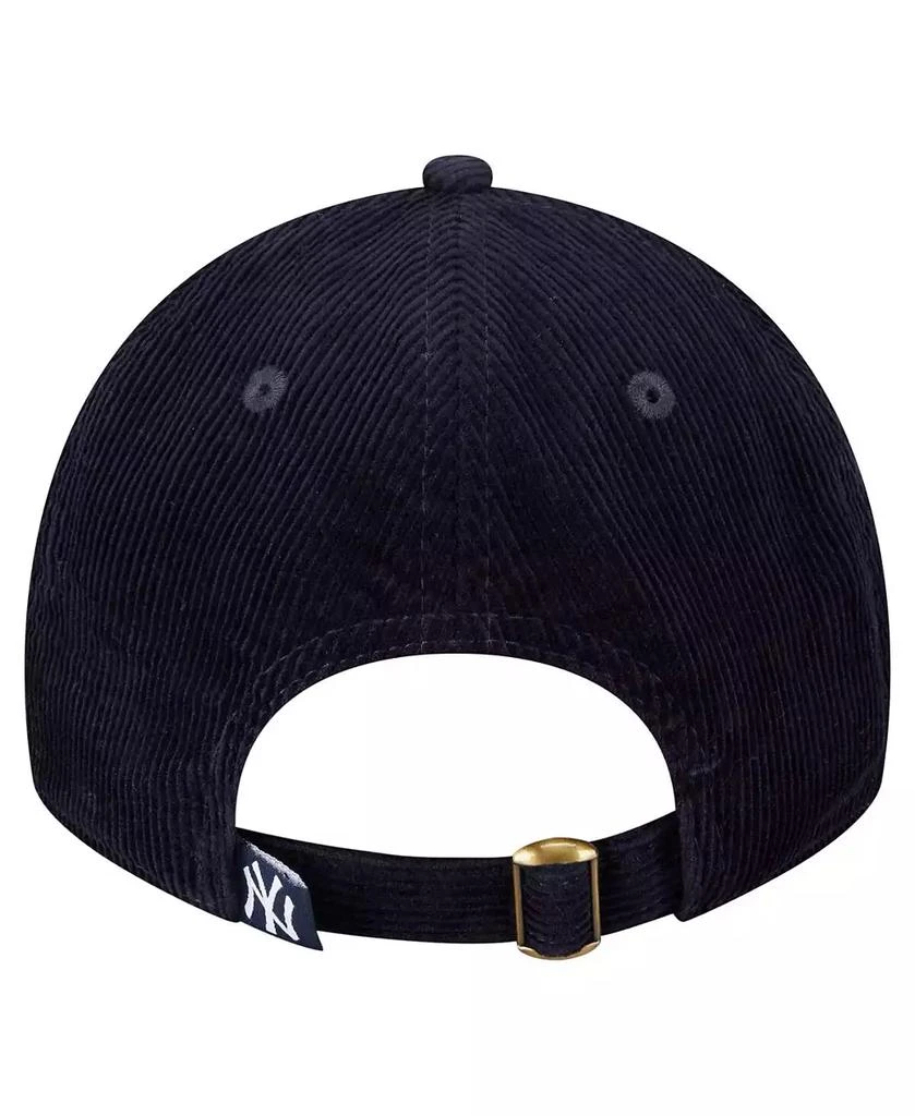 New Era Women's Navy New York Yankees Corduroy 9TWENTY Adjustable Hat 4