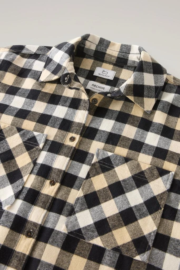 Woolrich Flannel Check Shirt - Women - Blue 2