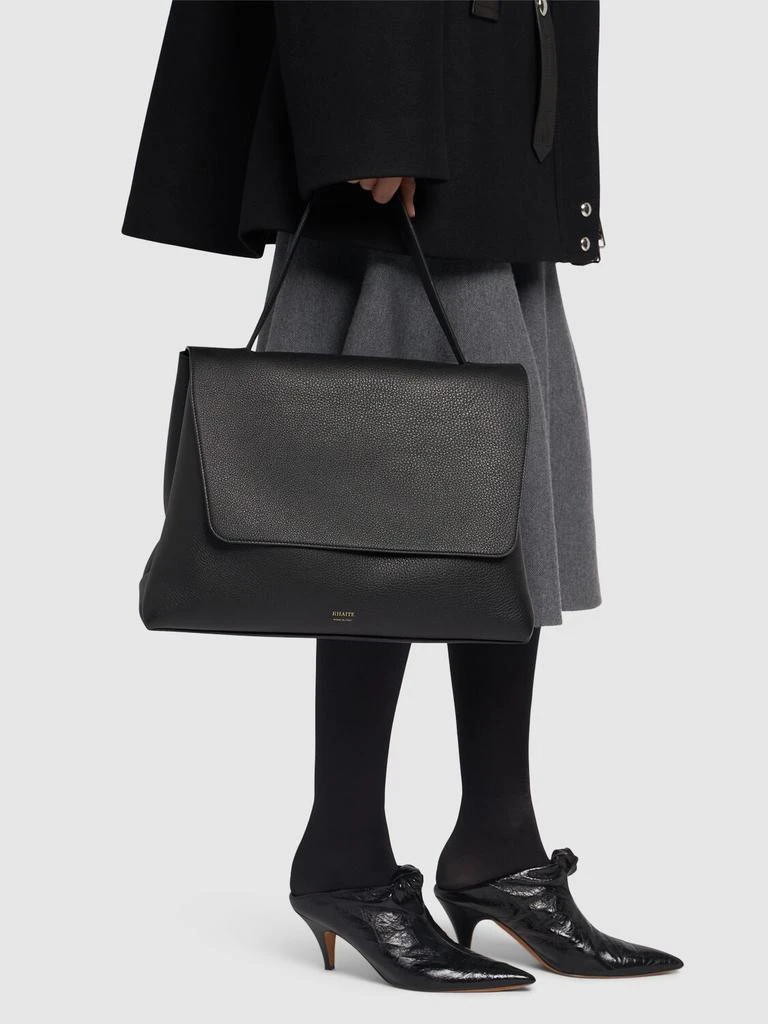 Khaite Large Lia Leather Tote Bag 1