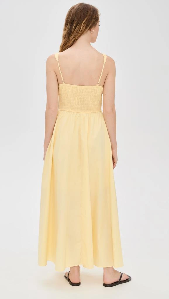 Moon River V Neck Pleated Midi Dress 3