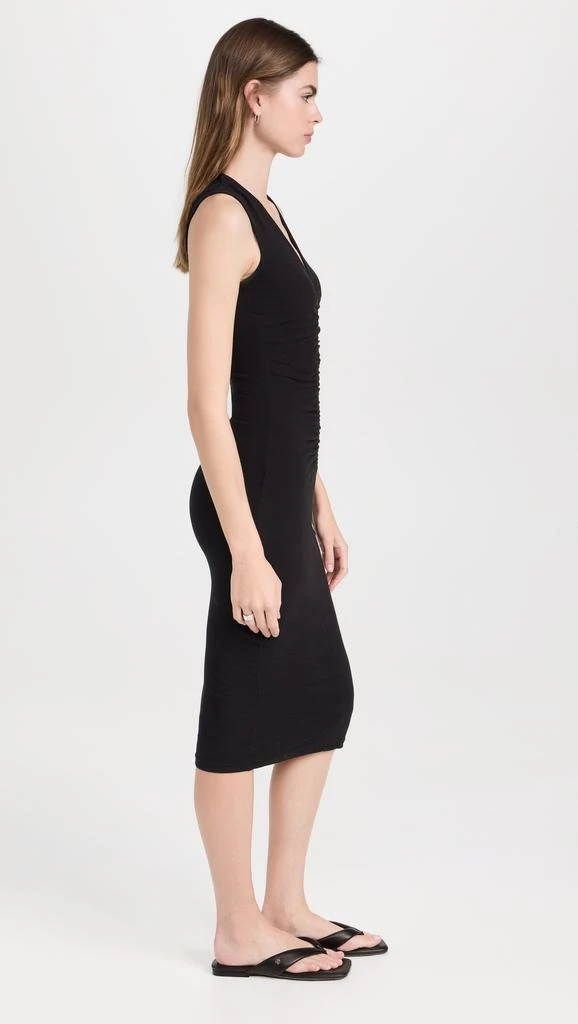 James Perse Recycled Jersey Front Ruched Dress 3