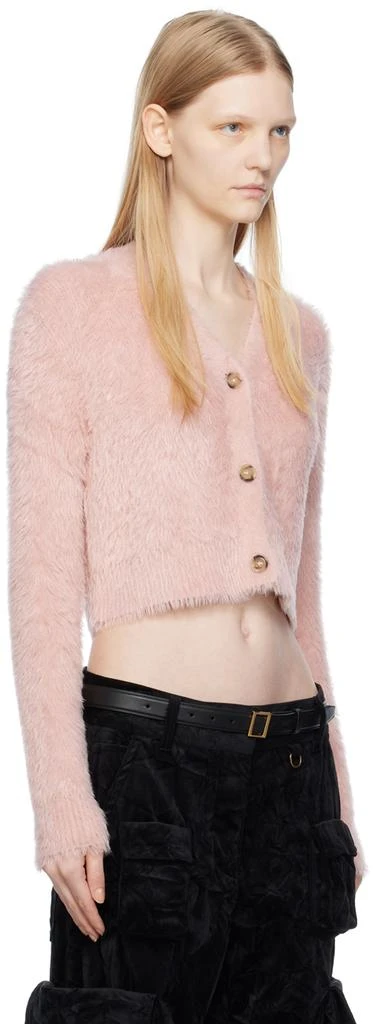 Acne Studios Pink Fluffy Cardigan 2
