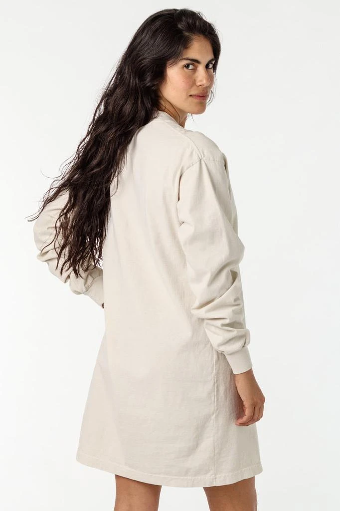 Los Angeles Apparel 1837GD - Long Sleeve Garment Dye Mockneck Dress 8