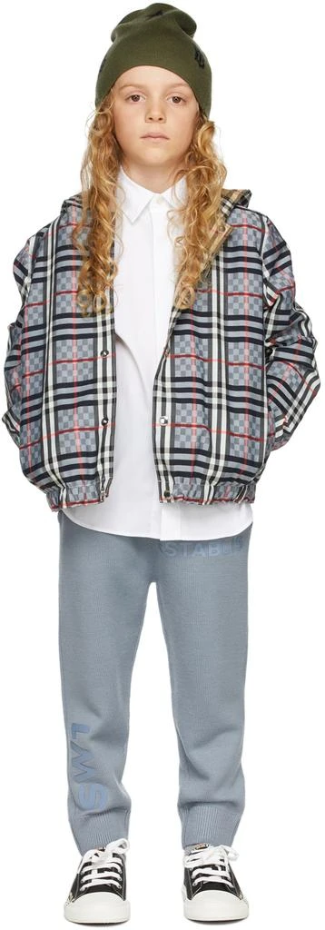 Burberry Kids Blue Horseferry Lounge Pants