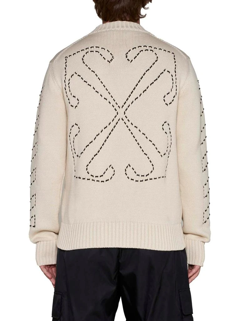Off-White Off-White Arrows Motif Crewneck Knitted Jumper 4