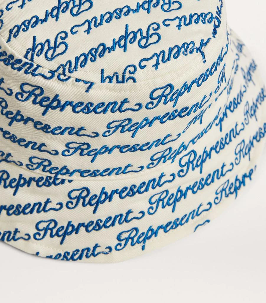 Represent Cotton Logo Bucket Hat 4