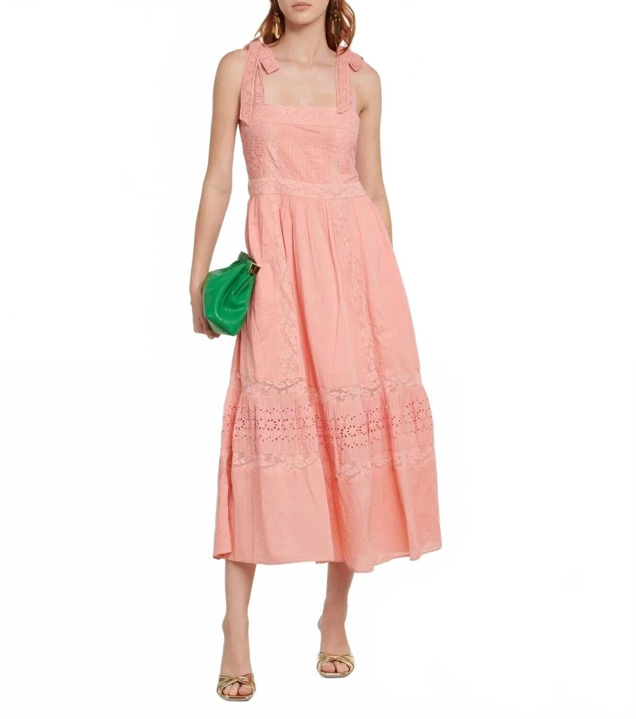 LOVESHACKFANCY Ayala Dress In Millennial Pink 1