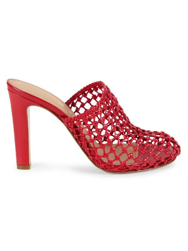 Salvatore Ferragamo Tom Caged Block Heel Leather Mules 1