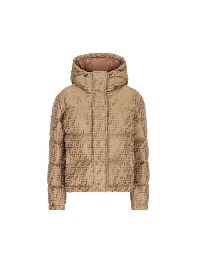 Fendi Fendi Logo Detailed Padded Jacket 1