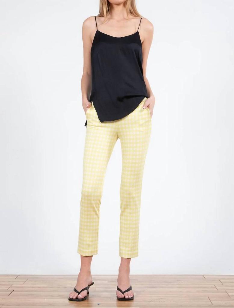 Avenue Montaigne Avenue Montaigne - Lulu Straight Cropped Pant