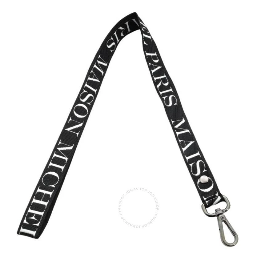 MAISON MICHEL Maison Michel Martine Sangle Logo Shoulder Strap 1