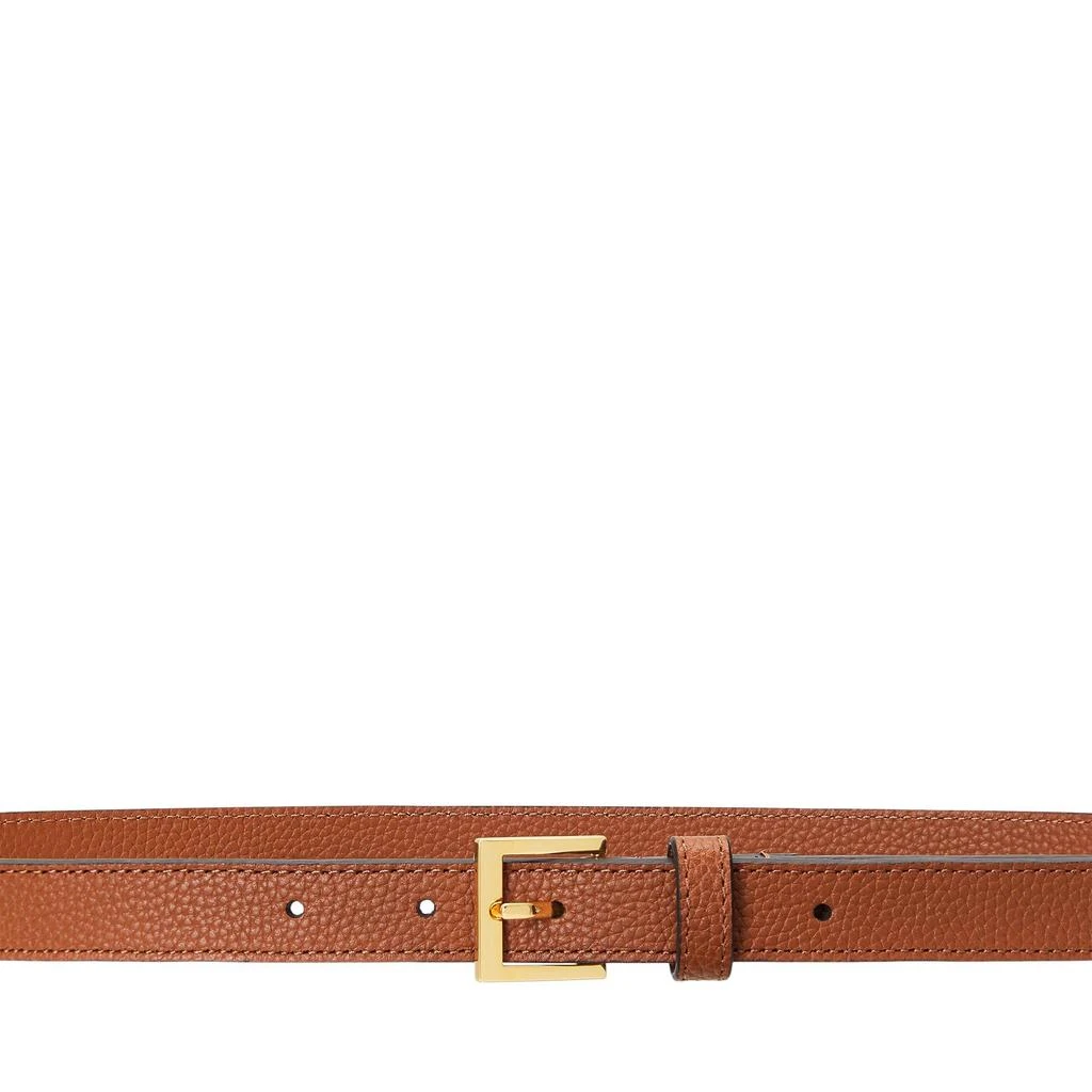 Lauren Ralph Lauren Pebbled Leather Skinny Belt 2