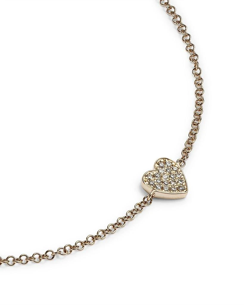 Moon
Meadow 14K Yellow Gold Diamond Heart Bracelet - Exclusive 3