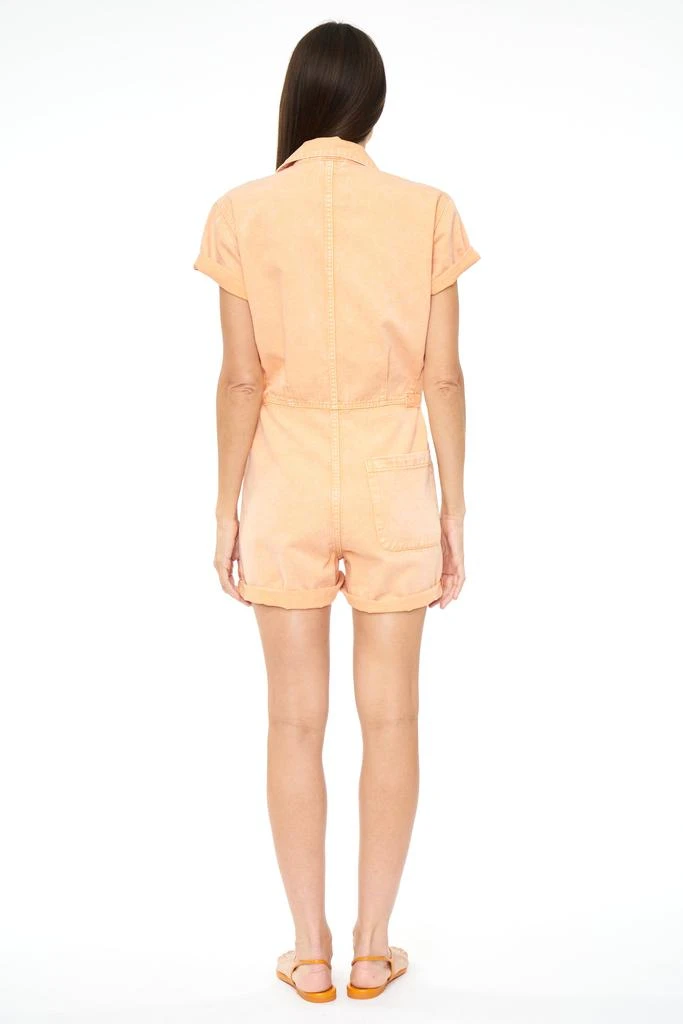 Pistola Denim Parker Short Sleeve Romper -  Sherbet Snow 4