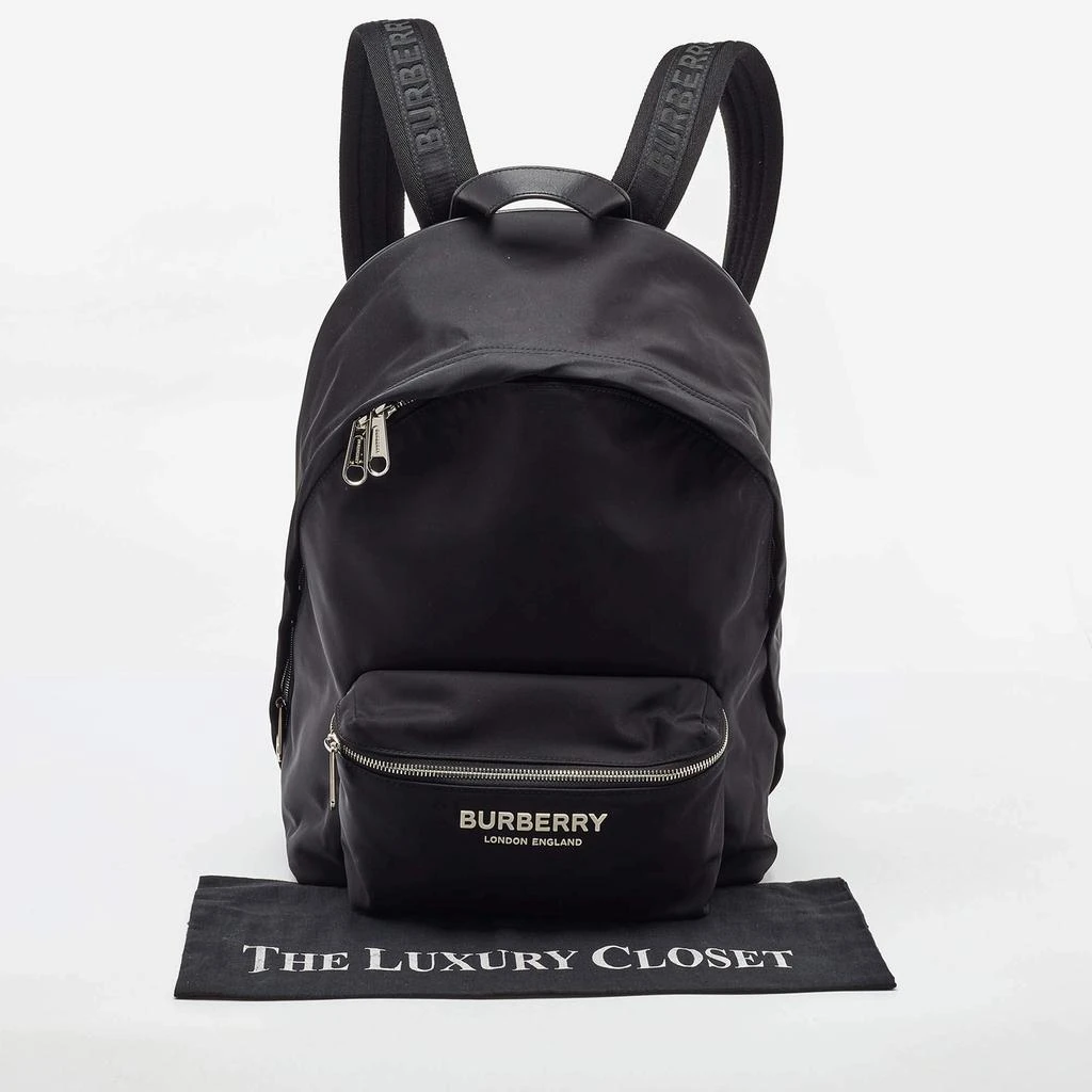 Burberry Burberry Black Nylon and Leather Backpack 9