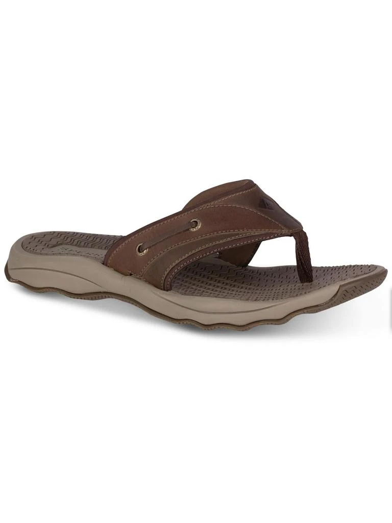 Sperry Outer Banks Mens Leather Flip-Flops 1