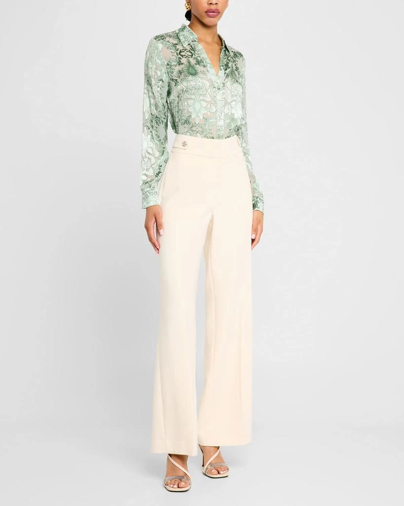 Elie Tahari The Angelica High-Rise Wide-Leg Trousers 2