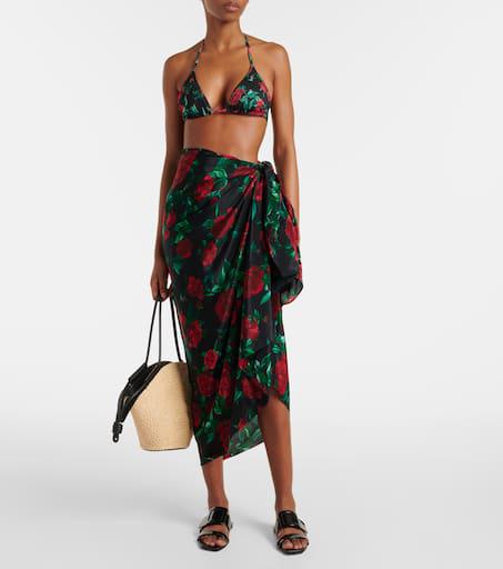 Alexandra Miro Maya floral beach cover-up