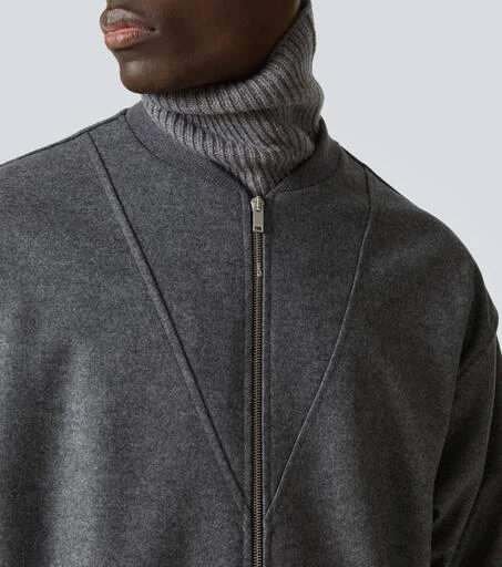 Jil Sander Zip-up wool sweatshirt 6