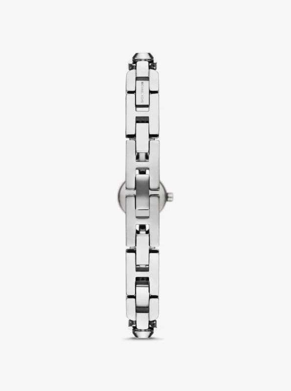 Michael Kors Mini Astor Link Silver-Tone Bracelet Watch 3