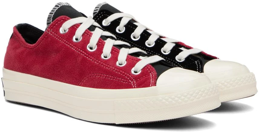 Converse Black & Red Chuck 70 OX Sneakers 4